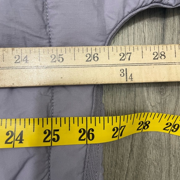 Free People Pippa Printed Packable‎ Puffer Jacket Steel Peach Combo Large - Picture 10 of 12